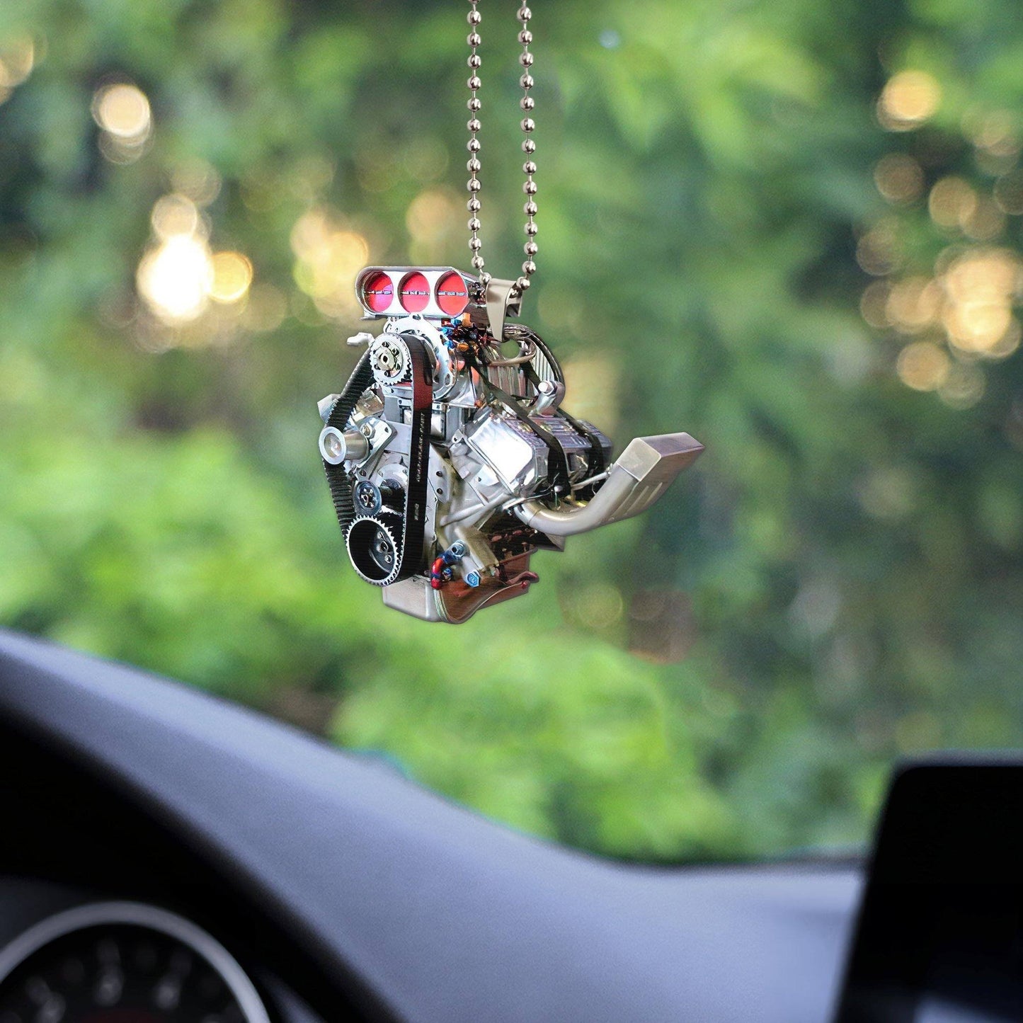 Gearhuman 3D 489 Cubic Inch Keith Black Car Hanging ZK2605216 Car Hanging