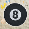 Gearhuman 3D 8 Ball Round Beach Towel