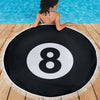 Gearhuman 3D 8 Ball Round Beach Towel