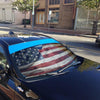 Gearhuman 3D American Flag Auto Sunshade ZK2805217 Auto Sunshade 