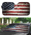 Gearhuman 3D American Flag Auto Sunshade ZK2805217 Auto Sunshade 